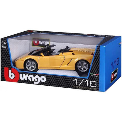 Presentamos Lamborghini Gallardo Spyder con el SKU 681201623 recomendado para + 3 años