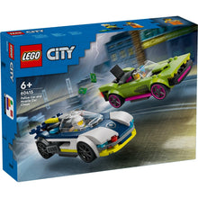 Apresentamos Lego City Perseguição de Carro da Polícia a Muscle Car com o SKU 666041525 recomendado para + 6 anos