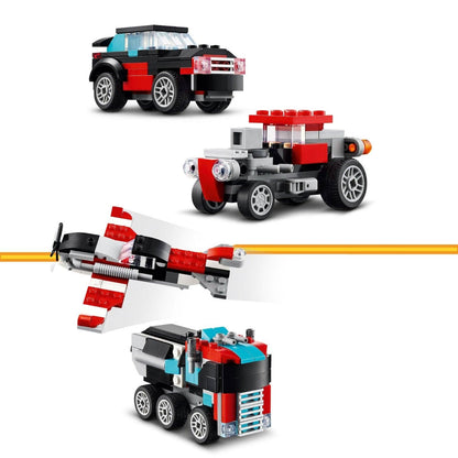 Presentamos Lego Creator Camión Plataforma con Helicóptero con el SKU 663114625 recomendado para + 7 años