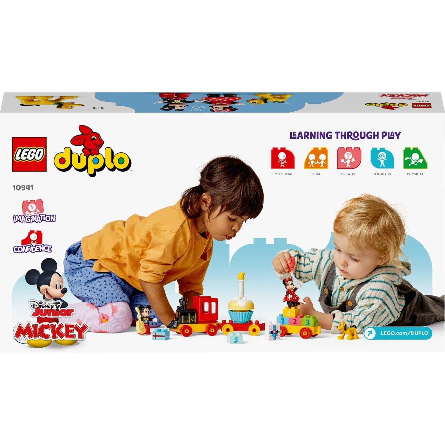 Apresentamos Lego Duplo O Comboio de Aniversário do Mickey e da Minnie com o SKU 661094124 recomendado para + 2 anos