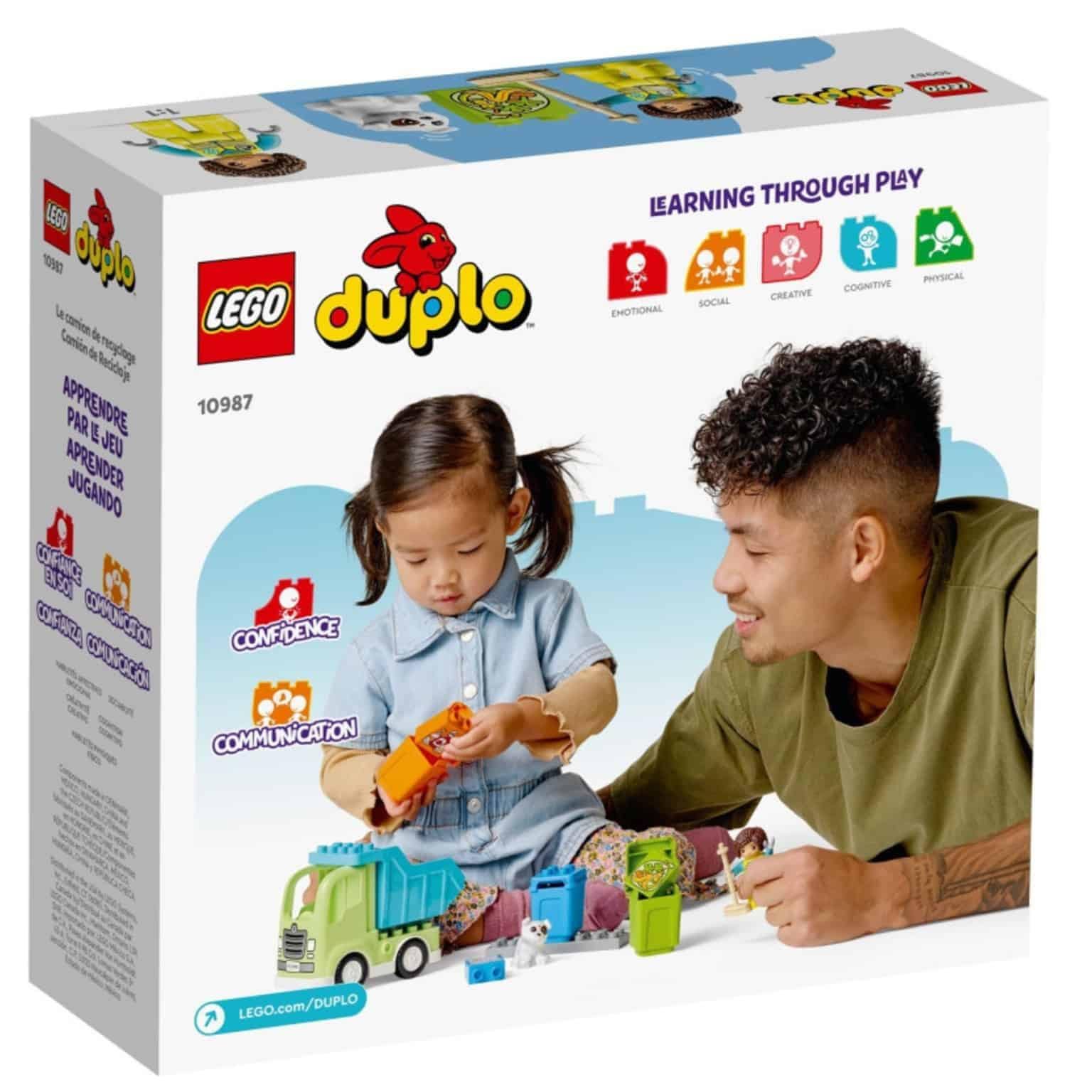 Apresentamos Lego Duplo - O Camião da Reciclagem com o SKU 661098723 recomendado para + 2 anos