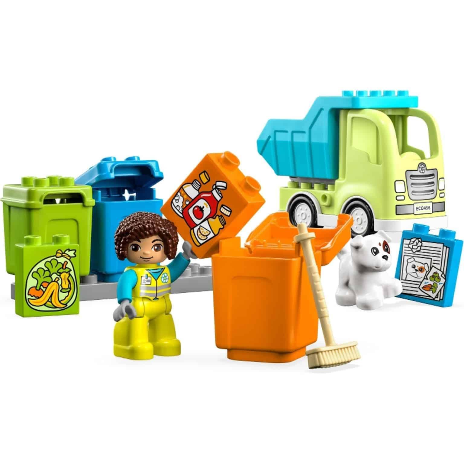 Apresentamos Lego Duplo - O Camião da Reciclagem com o SKU 661098723 recomendado para + 2 anos