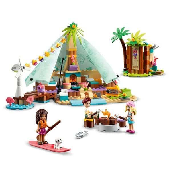 Apresentamos Lego Friends Glamping na Praia com o SKU 664170022 recomendado para + 6 anos