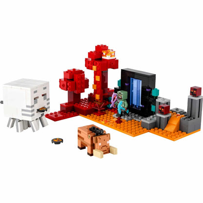 Presentamos Lego Minecraft - La Emboscada del Portal del Nether con el SKU 662125524 recomendado para + 8 años