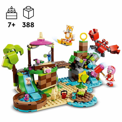 Presentamos Lego Sonic the Hedgehog - Isla de Rescate Animal de Amy con el SKU 667699223 recomendado para + 7 años