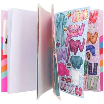 Presentamos Libro de pegatinas - Dress Me Up (Top Model) con el SKU 251196723 recomendado para + 6 años