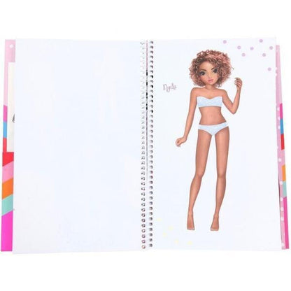 Presentamos Libro de pegatinas - Dress Me Up (Top Model) con el SKU 251196723 recomendado para + 6 años