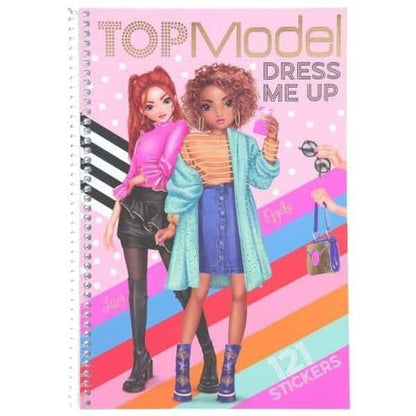 Presentamos Libro de pegatinas - Dress Me Up (Top Model) con el SKU 251196723 recomendado para + 6 años
