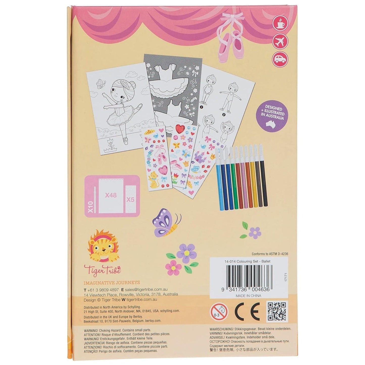 Apresentamos Conjunto Colorir - Ballet com o SKU 831401422 recomendado para + 3 anos