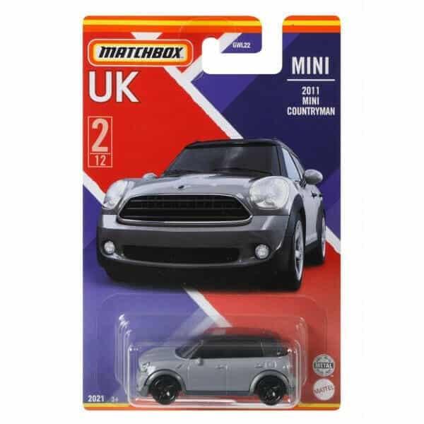 Apresentamos Matchbox o Melhor do UK -Mini 2011 Country Man- com o SKU 869423721 recomendado para + 3 anos