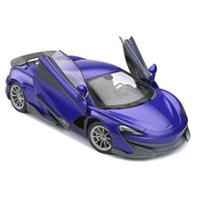 Apresentamos McLaren 600LT Lantana Purple 2018 com o SKU 800450221 recomendado para + 14 anos