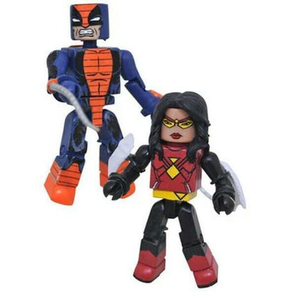 Presentamos Minimates Spider-Woman and Constrictor con el SKU 868376821 recomendado para + 3 años