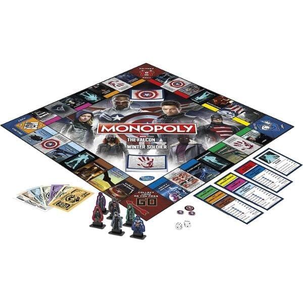 Apresentamos Monopoly - Marvel Studios' The Falcon and The Winter Soldier (EN) com o SKU 86585123 recomendado para + 14 anos