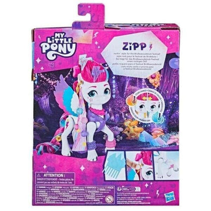Detalle de la figura My Little Pony Estilo del Día Zipp Storm para fans creativos