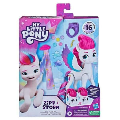 My Little Pony Estilo del Día Zipp Storm en empaque para juegos de moda