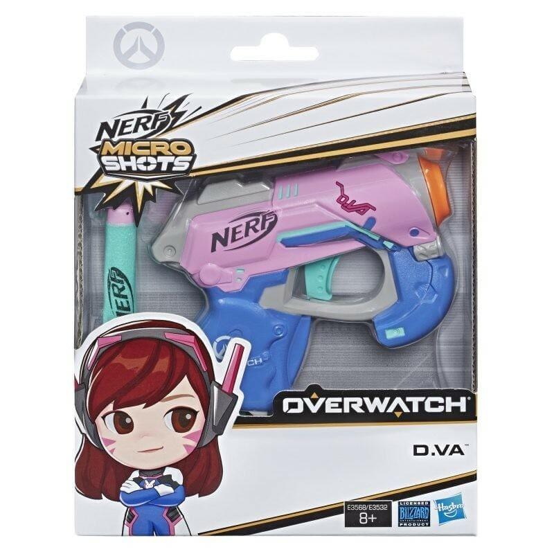 Apresentamos Nerf Microshots Overwatch D. Va com o SKU 90353419 recomendado para + 8 anos