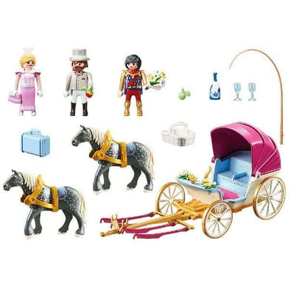 Presentamos Playmobil - Carruaje Romántico tirado por caballos con el SKU 657044922 recomendado para + 4 años