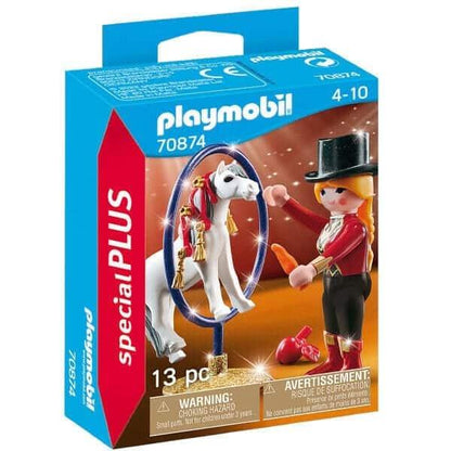 Presentamos Playmobil Domadora de caballos con el SKU 657087422 recomendado para + 4 años