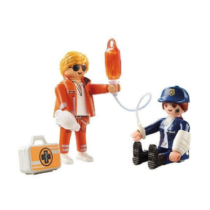 Presentamos Playmobil Duo Pack Doctor y Policía con el SKU 657082322 recomendado para + 4 años