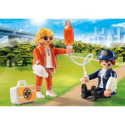 Presentamos Playmobil Duo Pack Doctor y Policía con el SKU 657082322 recomendado para + 4 años