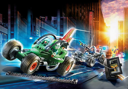 Presentamos Playmobil Kart Policial: Persecución al ladrón de la caja fuerte con el SKU 657057721 recomendado para + 4 años