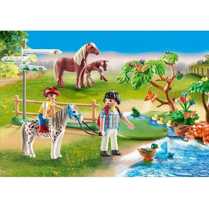 Presentamos Playmobil Paseo en Poni con el SKU 657051222 recomendado para + 4 años