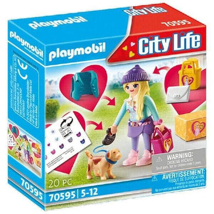 Presentamos Playmobil Chica Fashion con perro con el SKU 657059521 recomendado para + 5 años