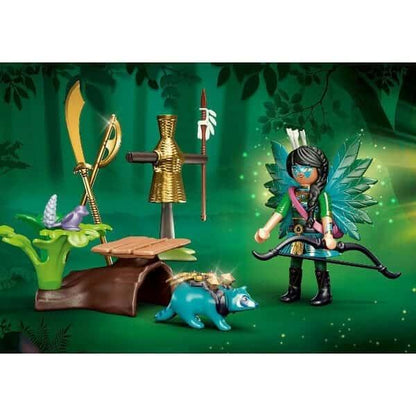 Presentamos Playmobil Starter Pack Caballero Hada con mapache con el SKU 657090522 recomendado para + 7 años