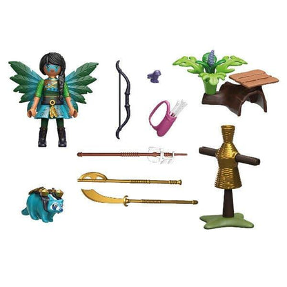 Presentamos Playmobil Starter Pack Caballero Hada con mapache con el SKU 657090522 recomendado para + 7 años