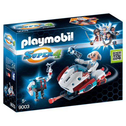 Presentamos Playmobil Super 4 Skyjet con el Dr. X y Robot con el SKU 65900317 recomendado para + 5 años
