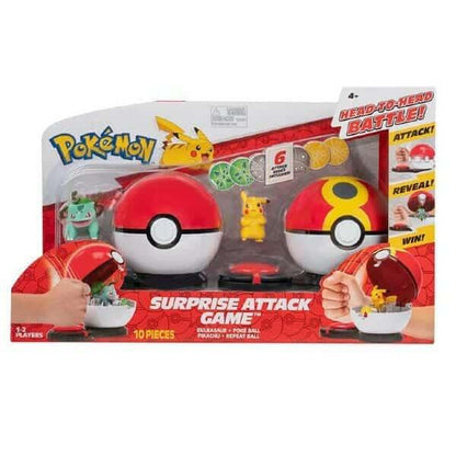 Presentamos Pokémon Ataque Sorpresa Pikachu vs Bulbasaur con el SKU 23250422 recomendado para + 4 años