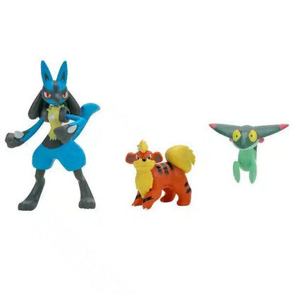 Presentamos Pokémon Figuras de batalla (Dreepy + Growlithe + Lucario) con el SKU 234259022 recomendado para + 4 años