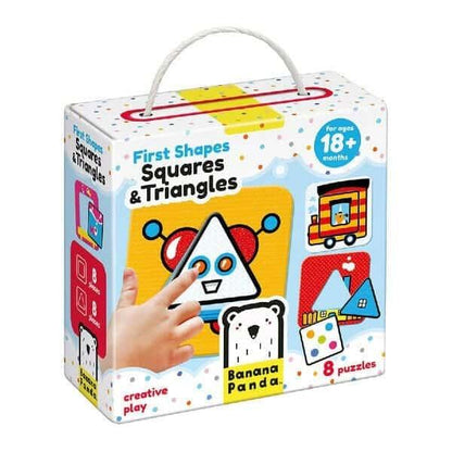 Presentamos Primeras Formas Cuadrados y Triángulos con el SKU 183366922 recomendado para + 12 meses