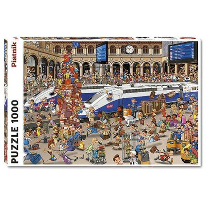 Presentamos Puzzle 1000 pzs Estación de Trenes con el SKU 86556722 recomendado para + 12 años