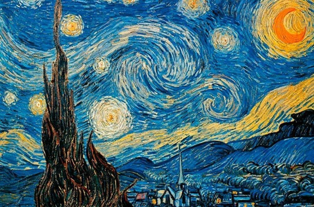 Apresentamos Puzzle 1000 pcs -Starry Night- com o SKU 864036321 recomendado para + 12 anos