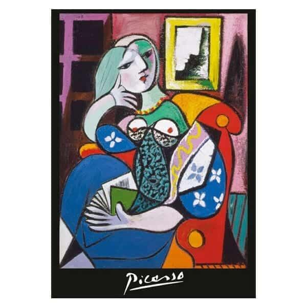 Apresentamos Puzzle 1000 peças Woman with a Book com o SKU 863414021 recomendado para + 12 anos