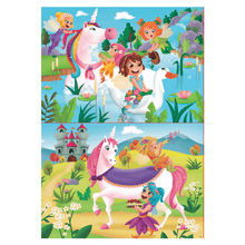 Apresentamos Puzzle 2x20 Unicórnios e fadas com o SKU 551806420 recomendado para + 3 anos