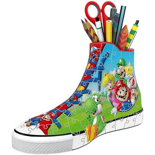 Apresentamos Puzzle 3D Sneaker Super Mario com o SKU 861126721 recomendado para + 8 anos