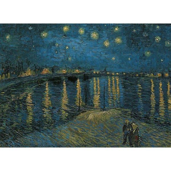 Apresentamos Puzzle A noite Estrelada Sobre o Ródano 1000 pçs com o SKU 773934421 recomendado para + 14 anos