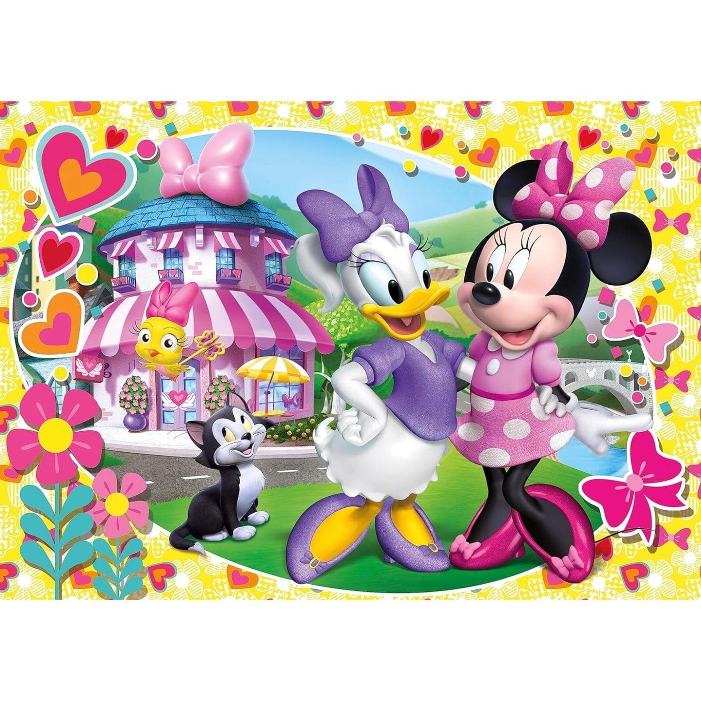 Apresentamos Puzzle Disney Minnie e Amigas 104 peças com o SKU 552798224 recomendado para + 6 anos