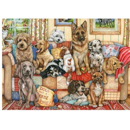 Presentamos Puzzle Falcon 1000 pzs - Gathering on the Couch con el SKU 81129323 recomendado para + 12 años