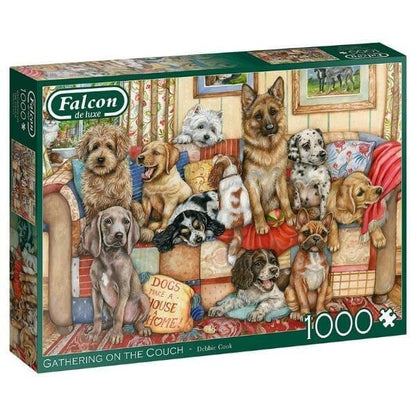 Presentamos Puzzle Falcon 1000 pzs - Gathering on the Couch con el SKU 81129323 recomendado para + 12 años