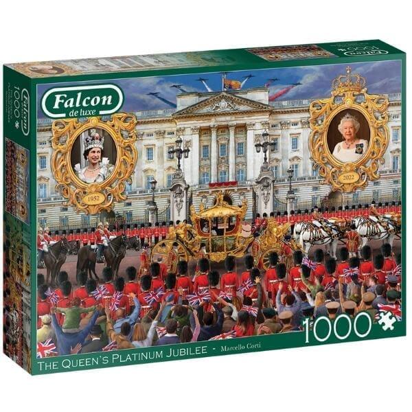 Apresentamos Puzzle Falcon 1000 pçs - The Queen’s Platinum Jubilee com o SKU 81137123 recomendado para + 12 anos