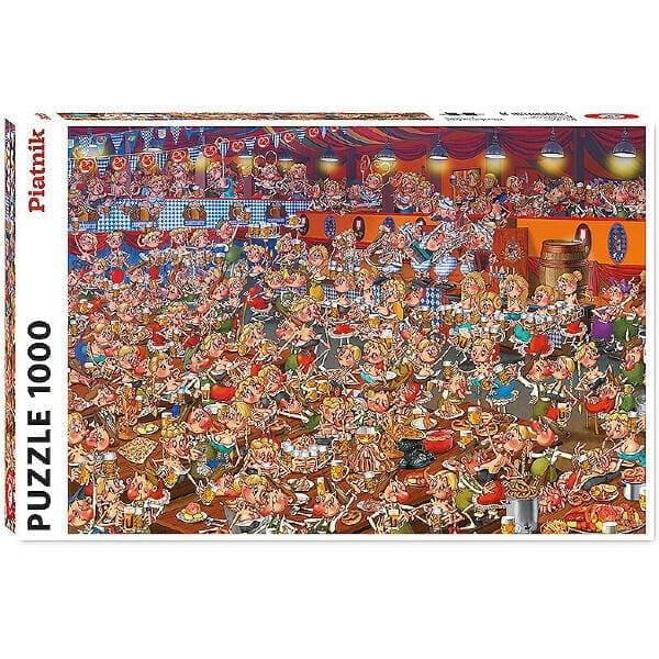 Apresentamos Puzzle Festival da Cerveja 1000 pçs com o SKU 86553321 recomendado para + 12 anos