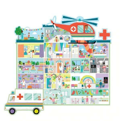 Presentamos Puzzle Hospital 100 pzs con el SKU 70642722 recomendado para + 5 años
