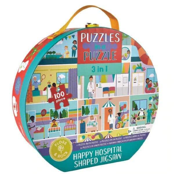 Apresentamos Puzzle Hospital 100 pçs com o SKU 70642722 recomendado para + 5 anos