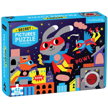 Apresentamos Puzzle Imagem Secreta Super Heróis com o SKU 275575719 recomendado para + 3 anos