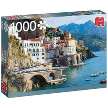 Apresentamos Puzzle Jumbo 1000 pçs - Costa de Amalfi com o SKU 81887823 recomendado para + 12 anos