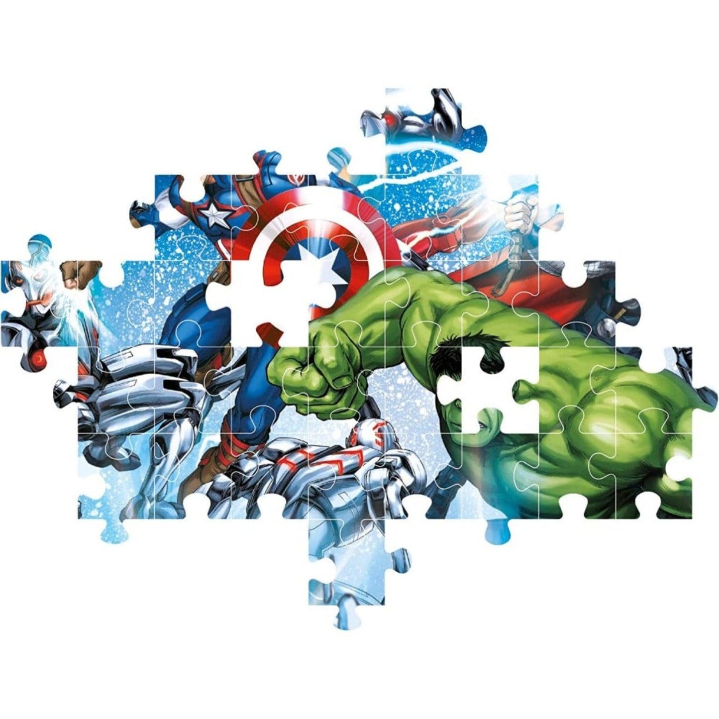 Apresentamos Puzzle Marvel Avengers 104 peças com o SKU 552574424 recomendado para + 6 anos