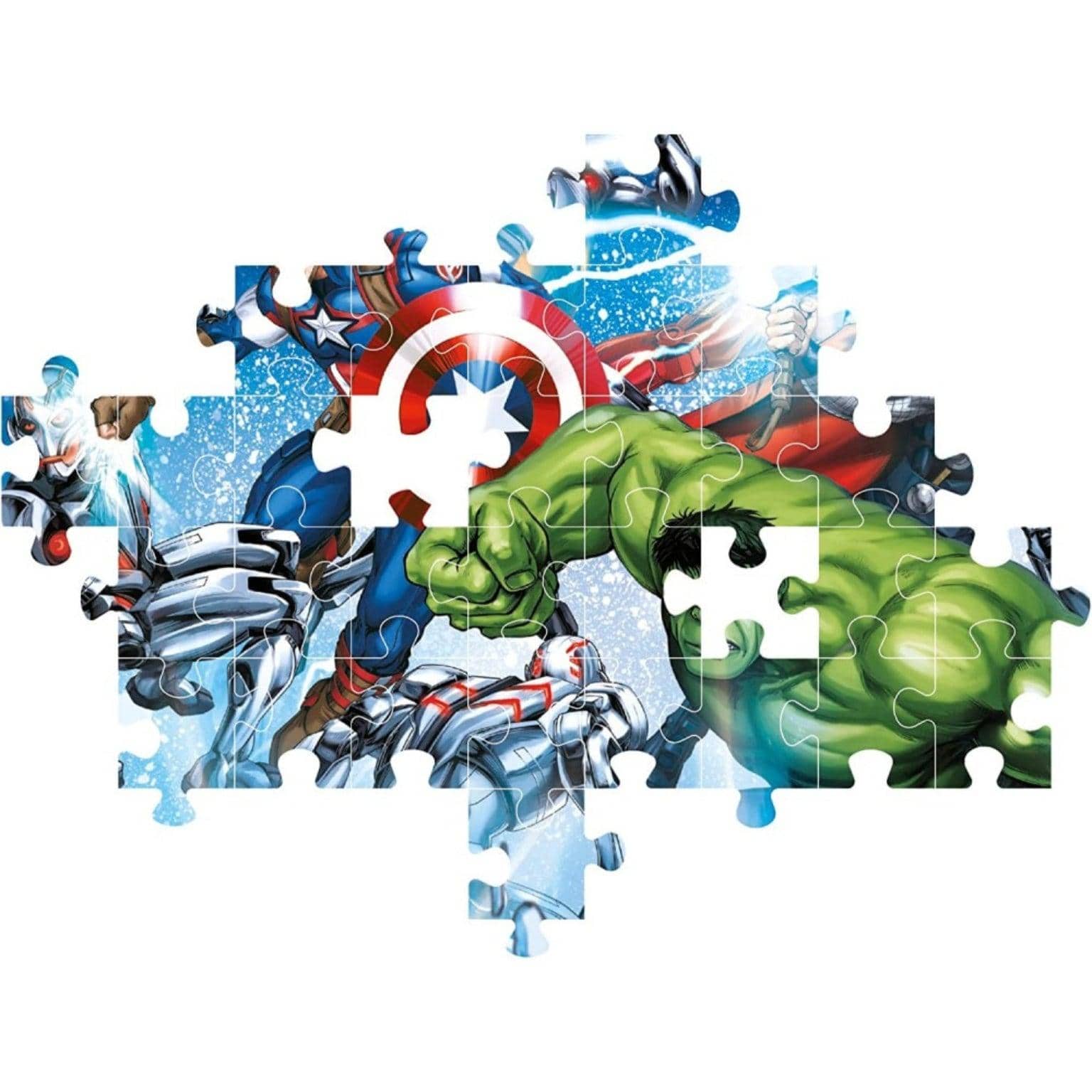 Apresentamos Puzzle Marvel Avengers 104 peças com o SKU 552574424 recomendado para + 6 anos
